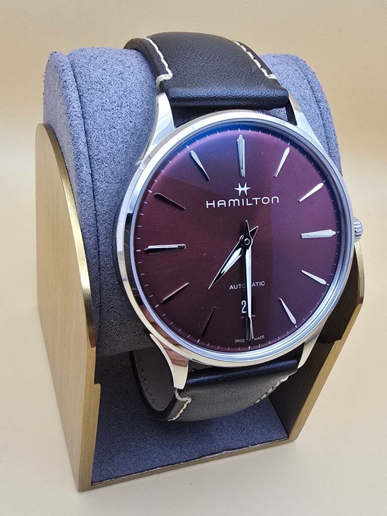 Hamilton Jazzmaster Thinline Burgundy 40mm full set ETA2892