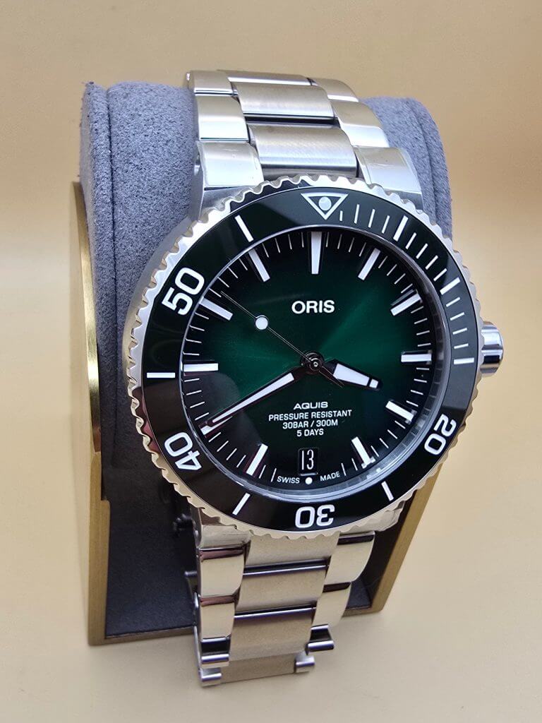 Oris Green Aquis Caliber400 5days inhouse nou full set garanție 10 ani