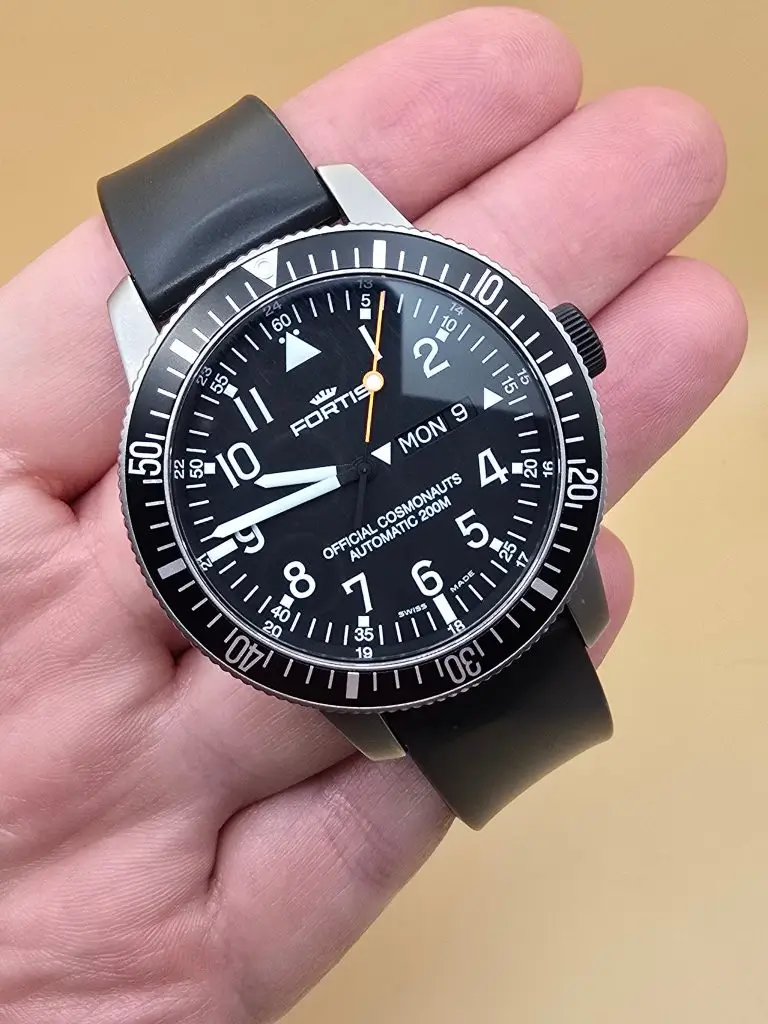 Fortis B42 Cosmonaut Day Date Titanium