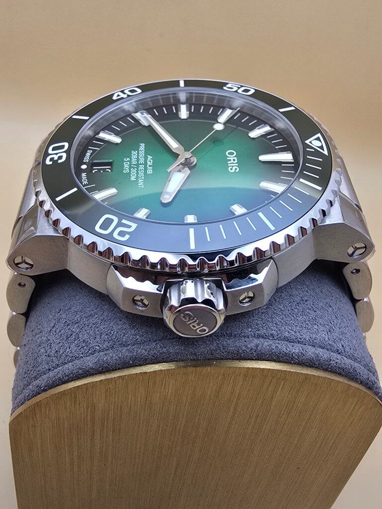 Oris Green Aquis Caliber400 5days inhouse nou full set garanție 10 ani